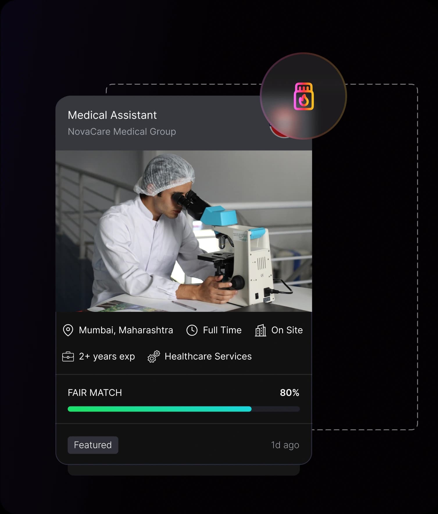 AI-driven job matching and candidate filtering