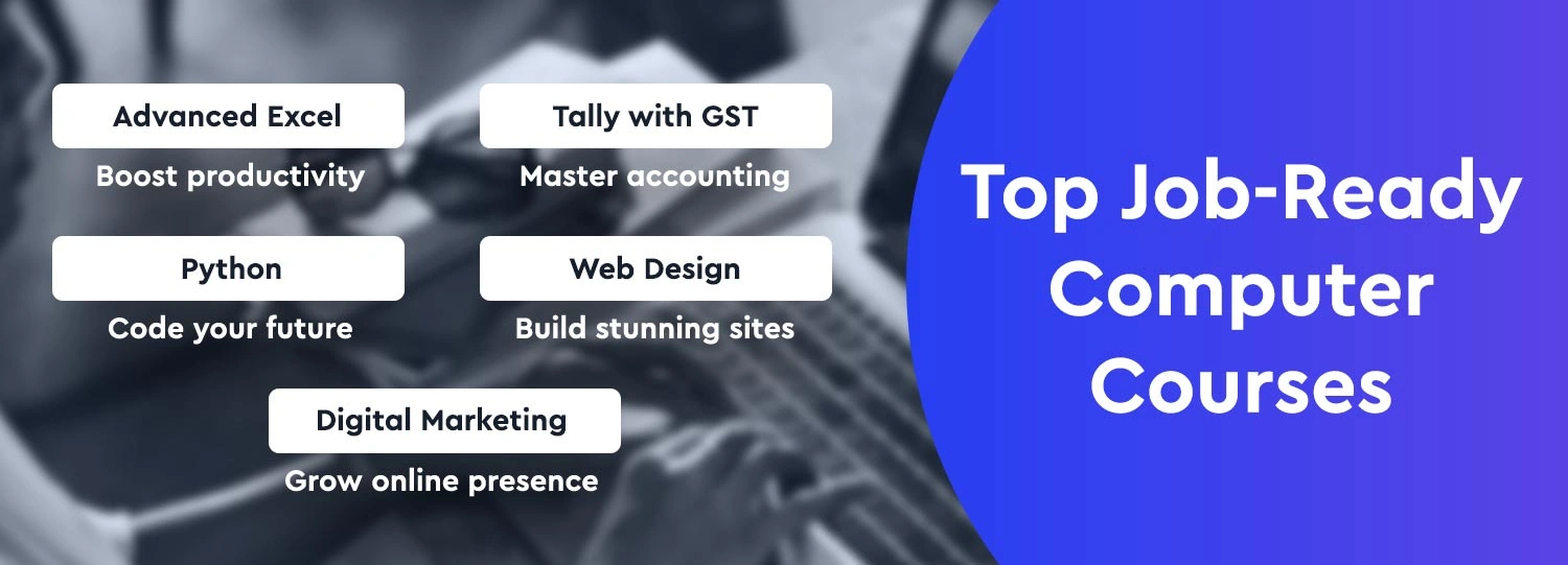 Best Computer Courses for Jobs in India (After 12th, Govt, Bank & Online Work)